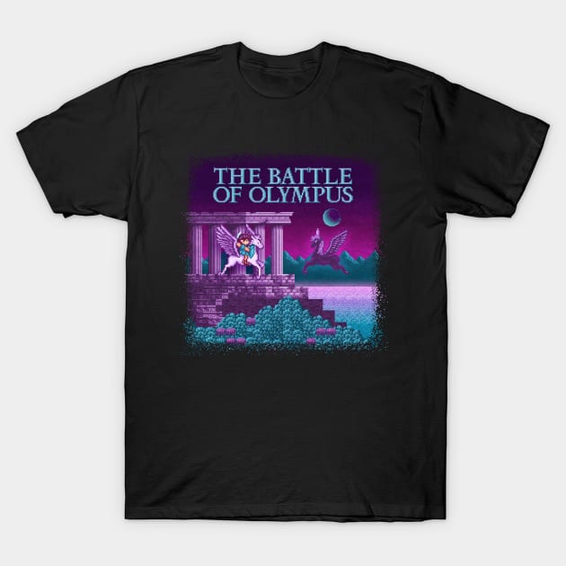 The Olympus of Battle T-Shirt by Kari Likelikes